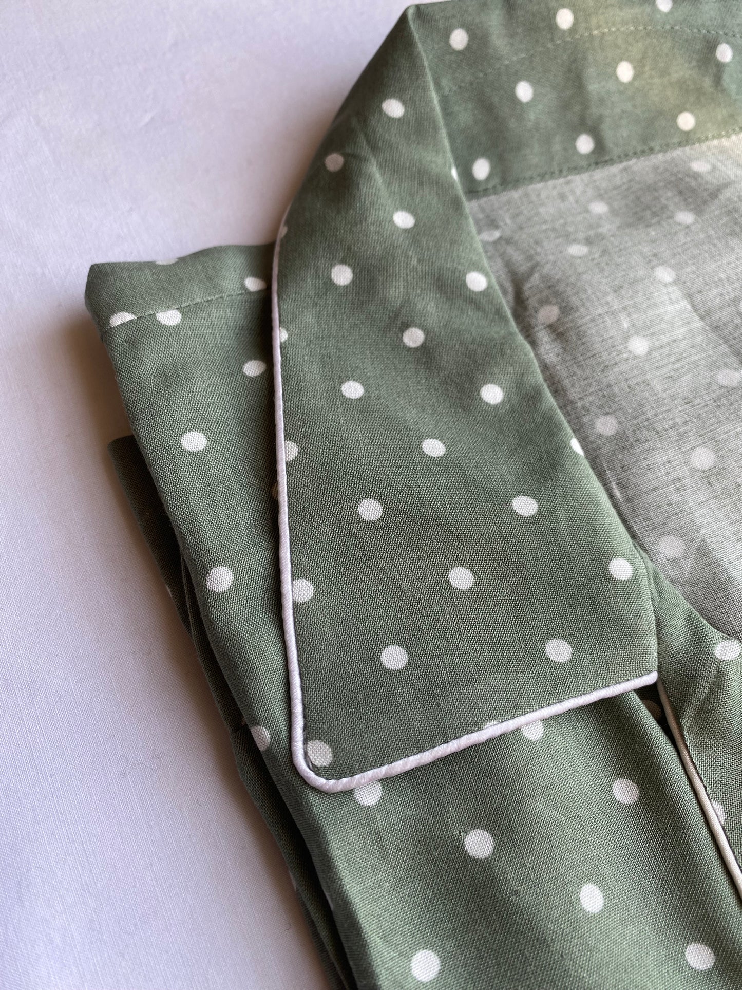 Green Polka Sleepwear Set