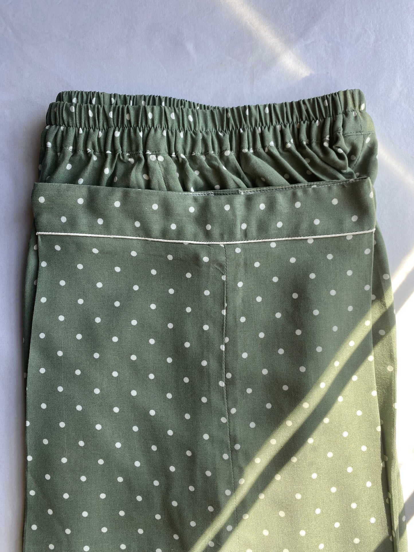 Green Polka Sleepwear Set