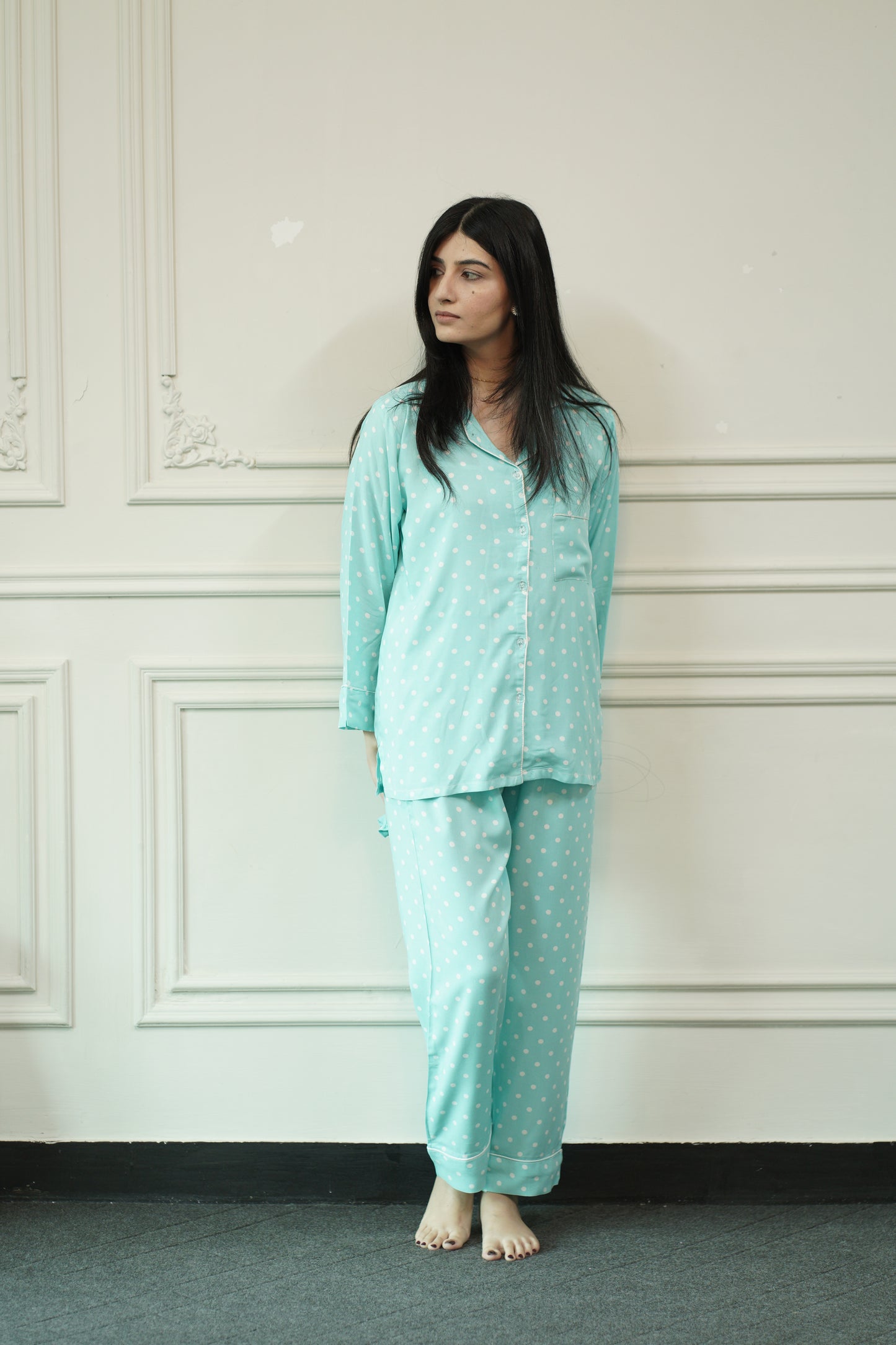 Aqua Sleepwear Set